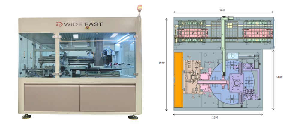 手機保護膜層疊送料全自動轉盤絲網印刷機